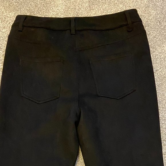 NEW - Tribal Black Faux-Suede Jeans - Size 4 - Picture 4 of 4